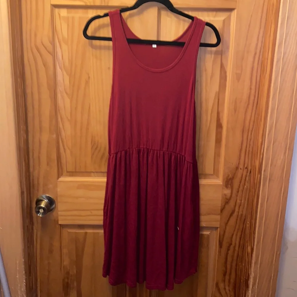 Maroon Dress - Picture 1 of 6